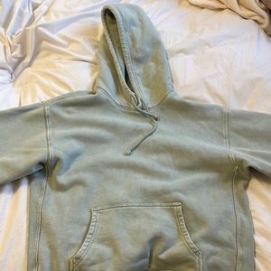 Green Aritzia boyfriend hoodie